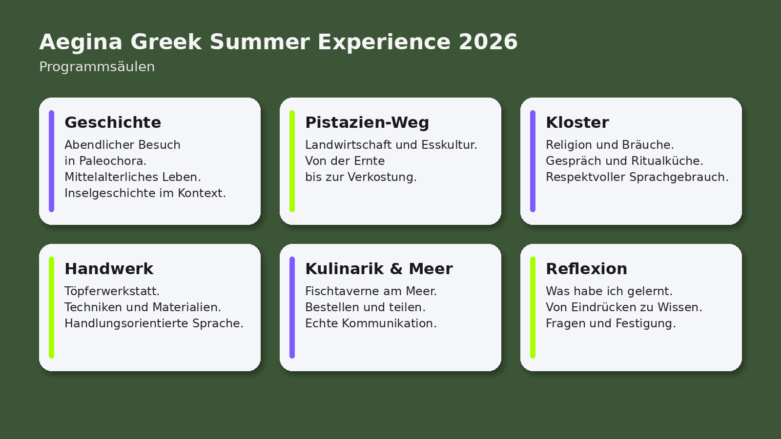 Aegina Sommererlebnis 2026